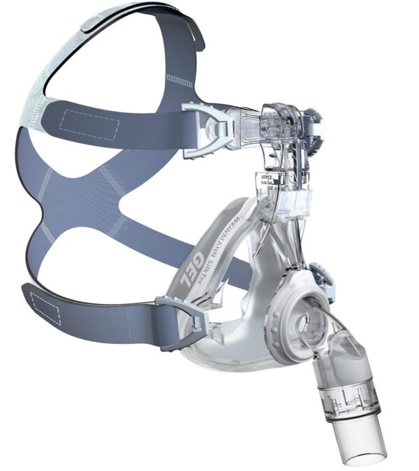 Στοματορινική μάσκα θεραπείας CPAP/BiPAP Μεταξωτής Σιλικόνης Löwenstein Joyce SilkGel