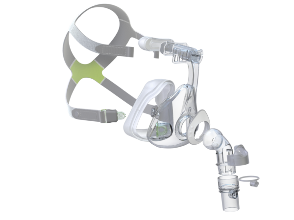 Στοματορινική μάσκα θεραπείας CPAP/BiPAP Μεταξωτής Σιλικόνης Löwenstein JoyceOne - Image 4