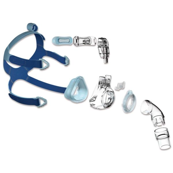 Ρινική μάσκα θεραπείας CPAP/BiPAP Μεταξωτής Σιλικόνης Löwenstein Joyce SilkGel - Image 4