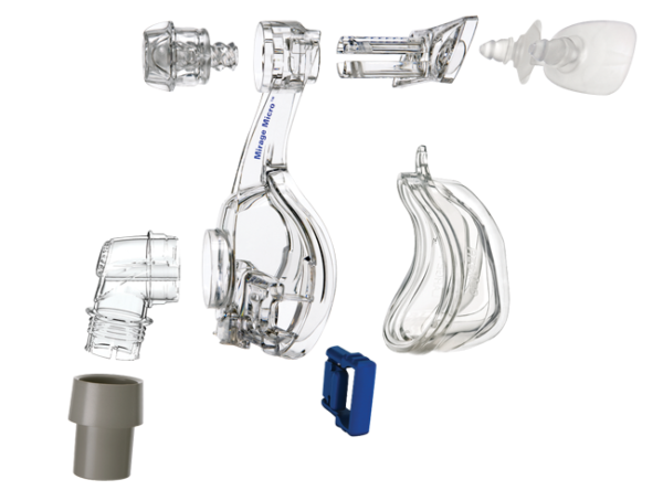 Ρινική μάσκα θεραπείας CPAP/BiPAP Resmed Mirage Micro - Image 5