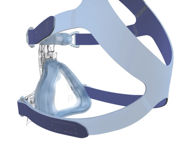 Στοματορινική μάσκα θεραπείας CPAP/BiPAP Μεταξωτής Σιλικόνης Löwenstein Joyce SilkGel - Image 2