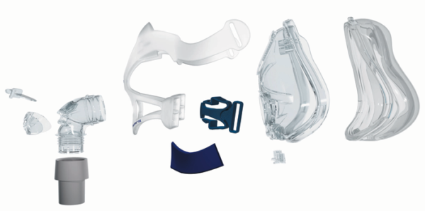 Στοματορινκή μάσκα θεραπείας CPAP/BiPAP Resmed Quattro FX - Image 6