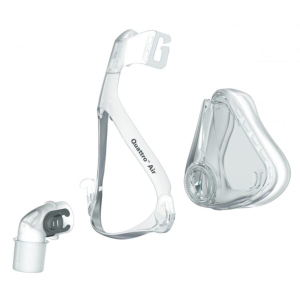 Στοματορινική μάσκα θεραπείας CPAP/BiPAP Resmed Quattro Air - Image 5
