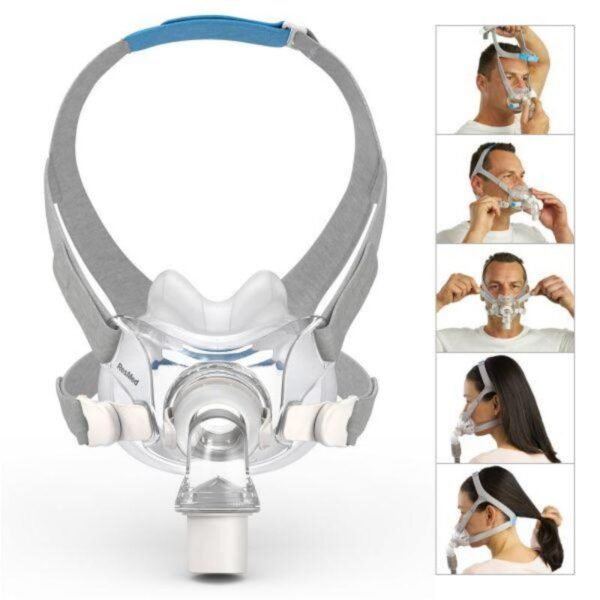 Στοματορινική μάσκα θεραπείας CPAP/BiPAP ResMed AirFit F30 - Image 3