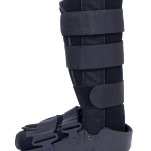 Μπότα Καταγμάτων Ψηλή Σταθερή / Μαύρη Large