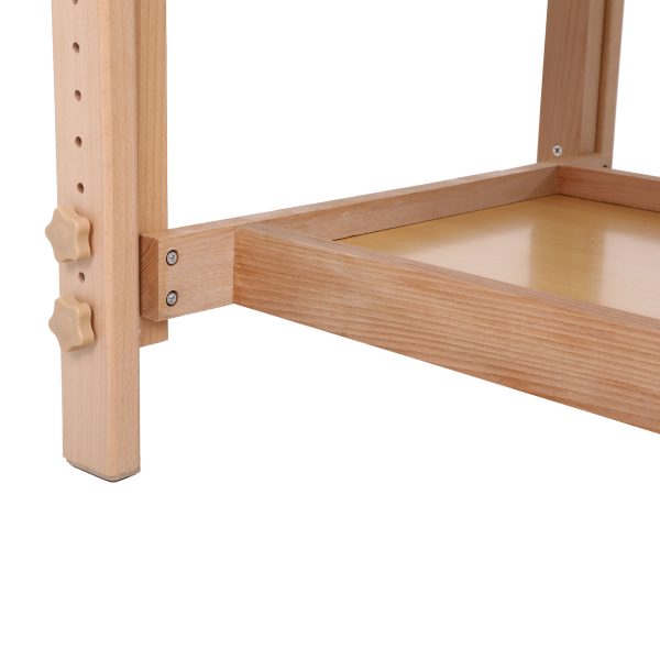 Ξύλινο κρεβάτι – μπεζ (πλάτος 70cm) 0812307 - Image 2