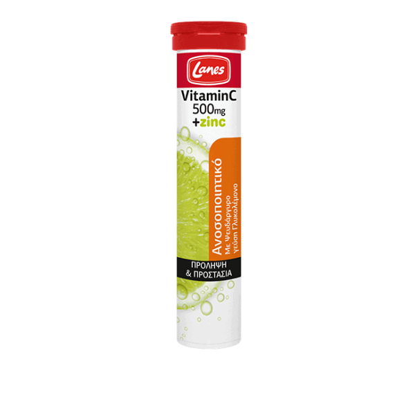 Lanes Vitamin C 500 mg Zinc 20 eff tabs